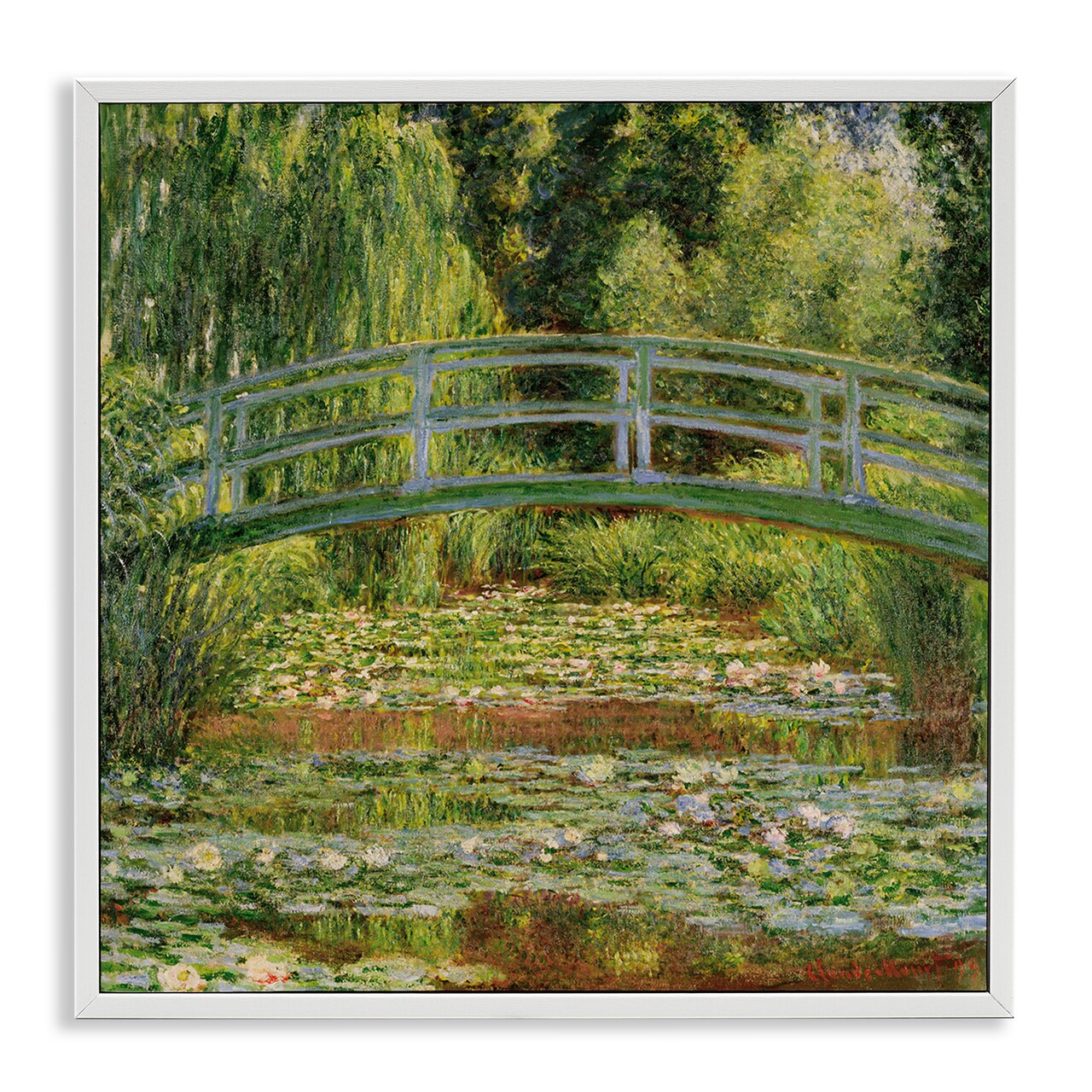 Stupell Industries Water Lily Pond Monet Classic Painting Framed Giclee Art